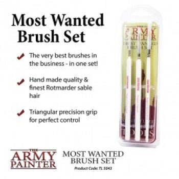 The Army Painter - Most Wanted Brush Set